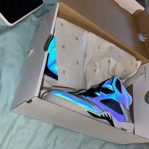 Womens air Jordan 5 retro size 7 reflective